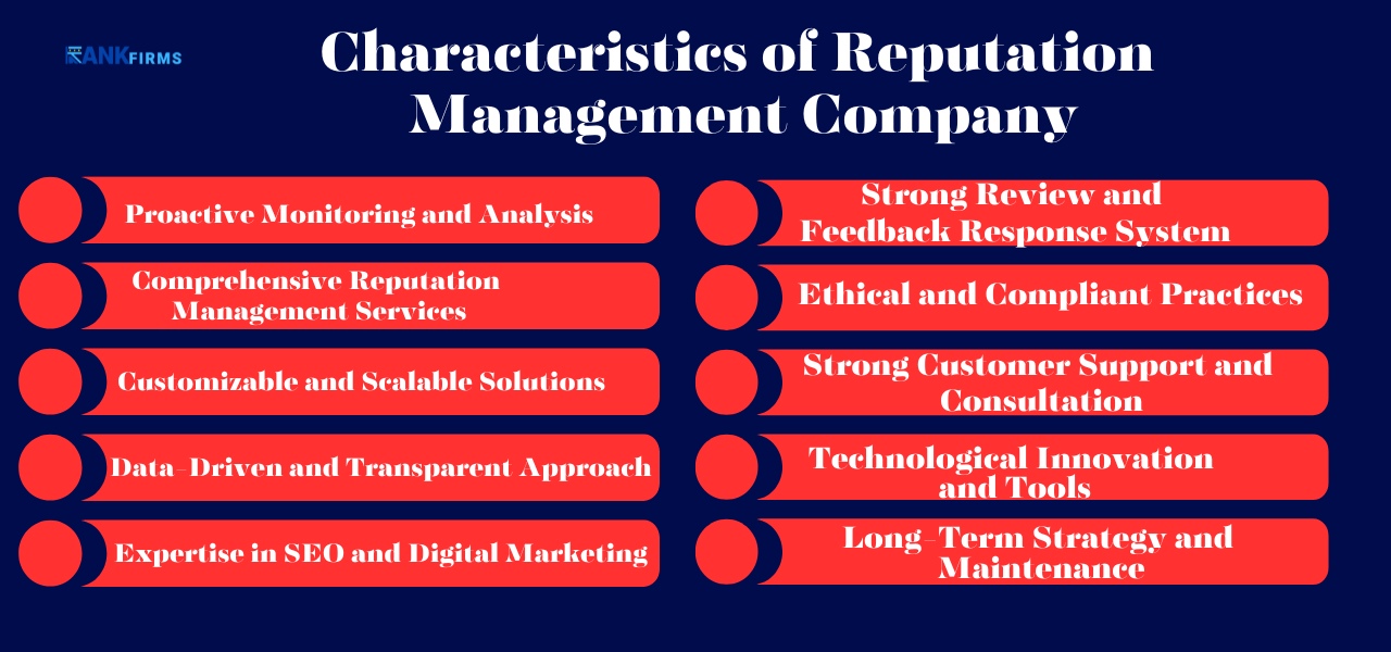 Characteristics of Reputation Management Company