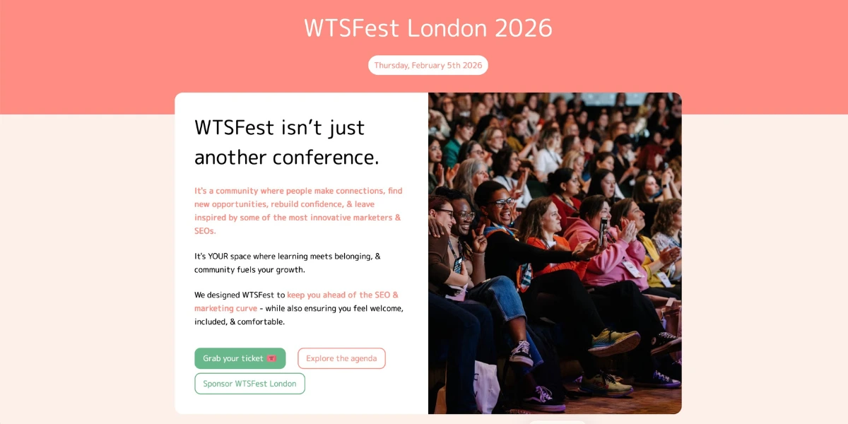 WTSFest London 2026