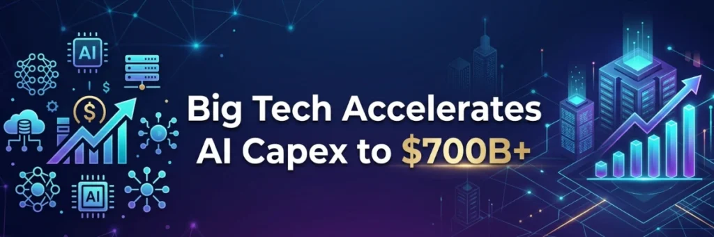 Big Tech Accelerates AI Capex to $700B+: Infrastructure Race Reshapes Competitive Power