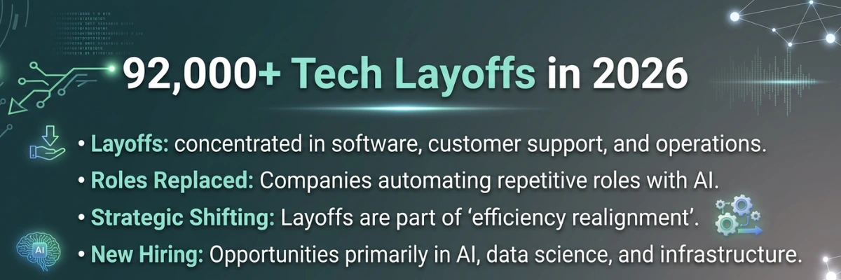 92,000+ Tech Layoffs in 2026