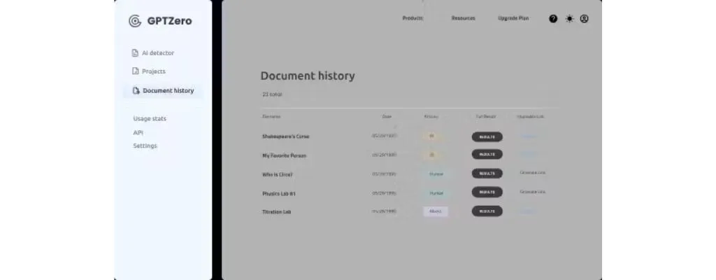 GPTZero Software