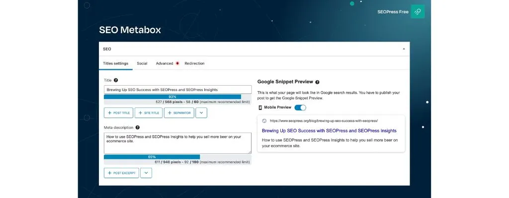 SEOPress Software SS